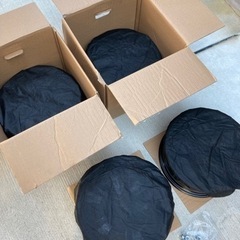 完売受付終了　　【新車外し】シエンタ特別仕様車SafetyEditionⅡ 純正ホイール＋黒加飾キャップ