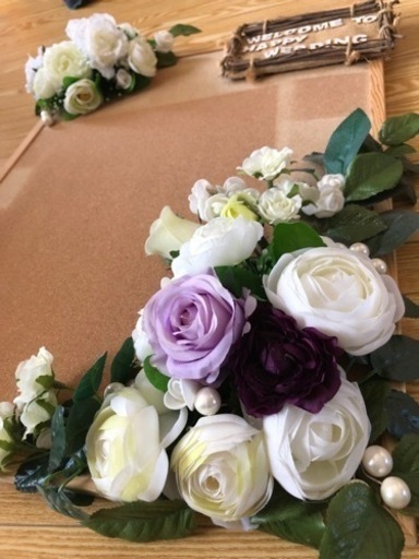 結婚式ウェルカムボードウェディングコルクボード ゆり 札幌のその他の中古あげます 譲ります ジモティーで不用品の処分