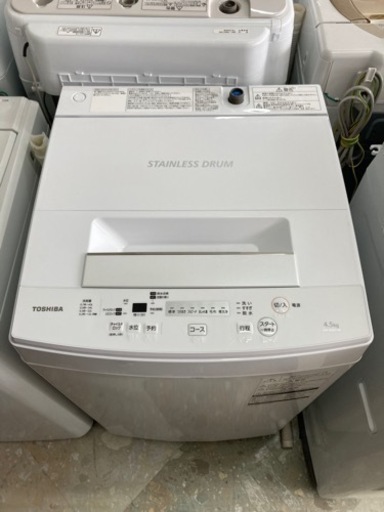 TOSHIBA　4.5kg洗濯機　2019年製   リサイクルショップ宮崎屋住吉店22.5.30  y