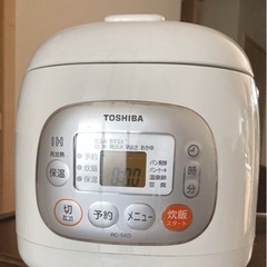 【ネット決済・配送可】TOSHIBA RC-5XD ３合炊き炊飯...