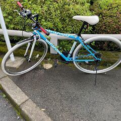 リサイクルショップどりーむ鹿大前店　No１７７　エコNo１３９９４X　自転車　クロスバイク　28インチ　ブルー　NEXTILE　ギア切替　21段変速　整備済　状態良好 リサイクルショップどりーむ鹿大前店 No177 エコNo13994X
