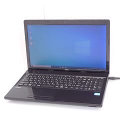 中古良品 15.6型 ノートパソコン NEC VK24LF-H 第3世代 Core i3 4GB DVD