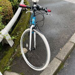 リサイクルショップどりーむ鹿大前店　No１７７　エコNo１３９９４X　自転車　クロスバイク　28インチ　ブルー　NEXTILE　ギア切替　21段変速　整備済　状態良好 リサイクルショップどりーむ鹿大前店 No177 エコNo13994X