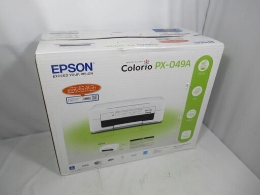 プリンタ/インクジェット複合機/ホワイト/白/カラリオ/Colorio/エプソン/EPSON/PX-049A/新品/未開封品/未使用品/JKN4007/