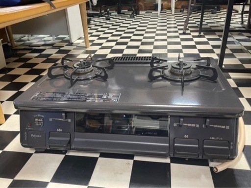 【リサイクルサービス八光　田上店　安心の3か月保証　配達・設置OK】パロマ Paloma IC-S87K -L [ガステーブル 都市ガス用 左強火タイプ]