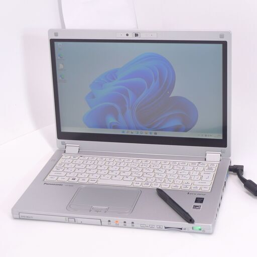 Windows11搭載 中古美品 ノートPC Panasonic CF-MX4EFCCS 第5世代Core i5 4GB 爆速SSD DVDRW 無線 Bluetooth カメラ Office