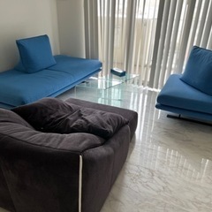 値下げ！激安セール！！高級ソファ リーンロゼ！2点セット！50万相当！早い者勝ち！