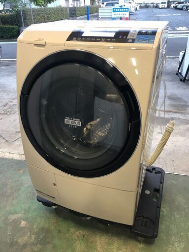 (売約済み) 日立 HITACHI BD-S8600L ドラム式洗濯乾燥機 洗濯10㎏ 乾燥6㎏ ビッグドラム 左開き 風アイロン2014年製