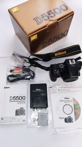 ■6/10まで限定・早い者勝ち!■美品！ニコン Nikon D5500■外箱付属品一式■出品者送料負担■手渡し割り引き可能■北大阪