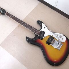 Mosrite Super Excellent 65 モズライト 黒雲製作所 国産 エレキギター ベンチャーズロゴ ハードケース付き 中古品 状態良好