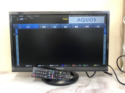 SHARP シャープ 22V型 液晶 テレビ AQUOS LC-22K40フルハイビジョン 外付HDD対応(裏番組録画) 2016年製　TY SD TV-104 20220529-864