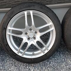 17inホイール ウェッズレオニスMK軽量ホイール