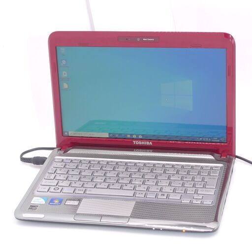 中古美品 11インチ 赤色 ノートパソコン 東芝 N510/04AR Pentium 4GB 無線 Wi-Fi カメラ WiMAX Windows10 Office 即使用可