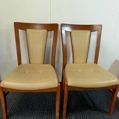 カリモクの木製　テーブルと椅子セット - 江南市