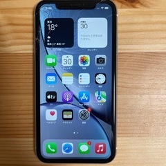 【ネット決済・配送可】iPhone XR ホワイト 64G SI...