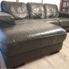 【決まりました】カウチソファ　本革 【引き渡しは7/1以降】