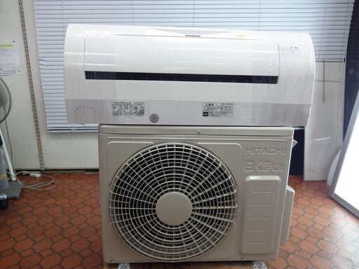 ID 975765　エアコン　日立　2.2K　6～8畳用　冷暖　２０１９年製　RAS-WBK22J(W)