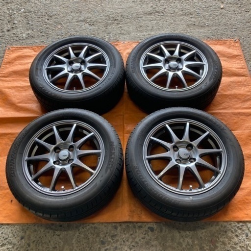 BBS 4穴 PCD100 185/60R15 サクシード プロボックス