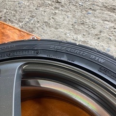 🌈プリウス等215/45R17 7分山ラジアルタイヤ&アルミホイールセット