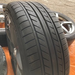 🌈プリウス等215/45R17 7分山ラジアルタイヤ&アルミホイールセット