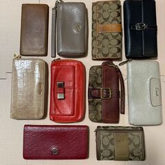 ブランド財布 10個セットcoach chloe miumiu ...