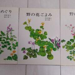 野の花　の本　３冊まとめて