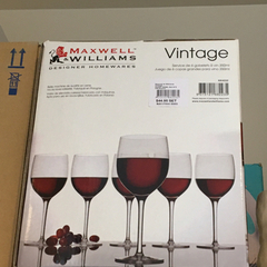 Maxwell & Williamsワイングラス　4個　未使用品