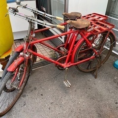 昭和レトロ 郵便局自転車