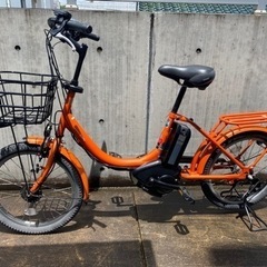 【ネット決済】中古 電動自転車 美品 引き取り限定 オレンジ