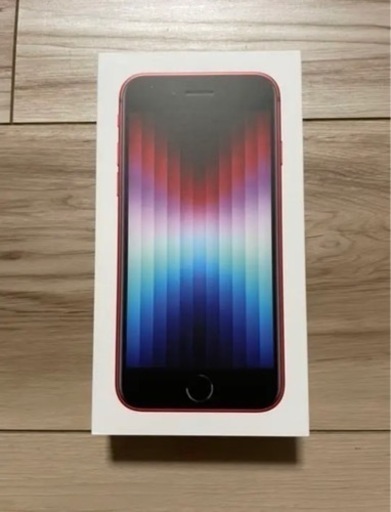 未使用品 Apple iPhone SE 第3世代 64GB RED au版 simフリー