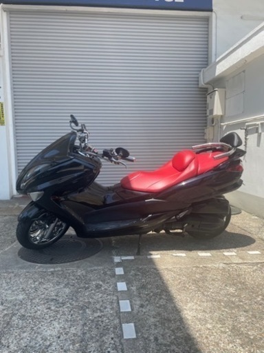 マジェスティ 4D9 ワイズギアメッキホイールがカッコいいです。