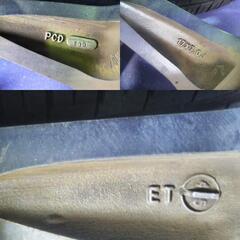 ロクサーニ 17インチ【PCD100】+45 カローラ フィールダー アクシオ ｂB イスト アクア ヴィッツ ノート ウイングロード【富山】中古 4本 632