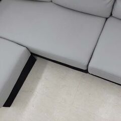 北海道 千歳市/恵庭市 カウチソファ オットマン付 L字ソファ 3Pソファ 3人