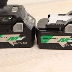 HiKOKI コードレスインパクトドライバー WH36DC 充電器　バッテリー BSL36A18 ２個セット (D4424ayaykY)