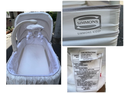 値下げしました!￥11000(税込) Simmons Kids ベビーベッド