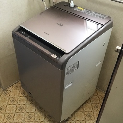 日立電気洗濯乾燥機BM−D10XTV  WASH\u0026DRY BEAT WASH 2014年製