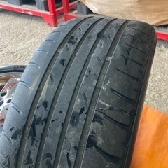 🌈ウェッズ ベローナ 17インチアルミホイール（摩耗タイヤ付）