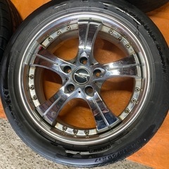 🌈ウェッズ ベローナ 17インチアルミホイール（摩耗タイヤ付）