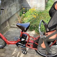 【ネット決済】bikke 子供二人乗り電動自転車 