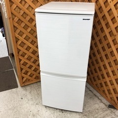 愛品館江戸川店】SHARP 137L 2ドア 冷蔵庫 （2020年製） ID:143