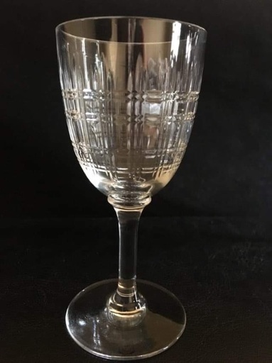 アンティークBaccarat「ワイングラス ペア+ リキュールグラス  