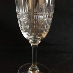 アンティークBaccarat「ワイングラス　ペア+ リキュールグラス(おまけ)」