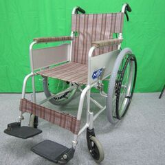 【中古】　車椅子  ニッシン製　自走式　タイヤ新品交換済み