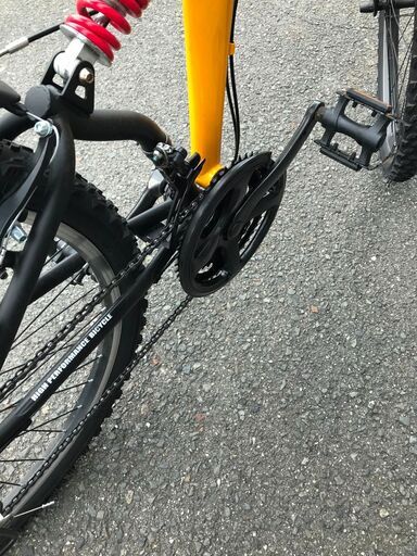 新入荷！！ KYUZO 折りたたみ自転車 KZ-104 イエロー 26インチ