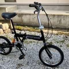 折りたたみ自転車（リアサス、変速付き)16インチ