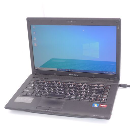 中古美品 14インチ ノートパソコン レノボ Lenovo G465 AMD 4GB DVDマルチ 無線 Wi-Fi webカメラ Windows10 Office 即使用可