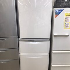 MITSUBISHI 335L冷蔵庫 2017年 MR-C34A-W 三菱 ?ファミリー冷蔵庫? No.2641