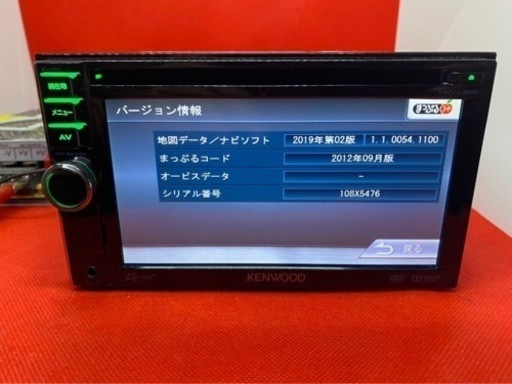 KENWOOD ケンウッド カーナビ MDV-333 地図 更新済 スズキ