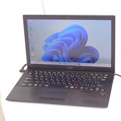 Windows11搭載 中古良品 爆速SSD 13.3型 ノートPC SONY VJP132C11N 第5 