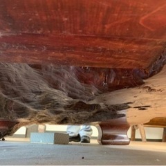 天然木　ダイニングテーブル　一枚板　1900cm x 1600cm 厚さ13cm